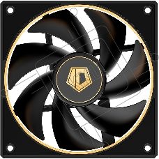 Вентилятор для корпуса Cooler ID-COOLING AF-127-GDL (120x120x27мм, 4-pin PWM, 78CFM, 29.9dBA, 2000RPM, черный)