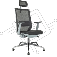 Кресло эргономичное Бюрократ MC-G615N-H черный Elastic-102 Neo Black сетка/ткань с подголов. крестов. алюминий
