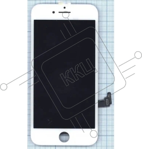 Дисплей Amperin для Apple iPhone 7 в сборе с тачскрином (IPS), белый