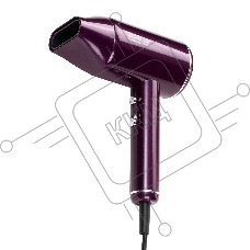 Фен для волос Galaxy Line GL 4358, violet dreams, 2100 Вт, 2 скорости потока воздуха, функция «холодный воздух», насадка-концентратор, защита мотора от перегрева