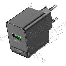 Сетевое зарядное устройство BOROFONE (6941991104732) BAS12A 1USB 3.0A QC3.0 18W черный