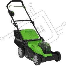 Газонокосилка аккумуляторная GreenWorks G24X2LM41k8, 2*24V, 41 см, с 2хАКБ 4Ач и ЗУ (2512607UD)