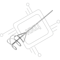 Насадка-миксер оцинкованная 600х100мм SDS+ Вихрь 73/3/7/4