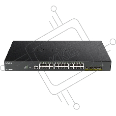 Коммутатор D-Link DGS-1250-28XMP, 24×1 Гбит/с + 4×10 Гбит/с SFP+, управляемый