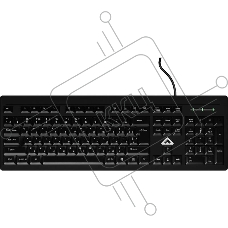 Клавиатура БЕШТАУ проводная  КЛ104РУ 104 клавиши, USB, 1,8м,  Цвет русской/латинской раскладки (Белый/Белый) МИНПРОМТОРГ (МПТ)