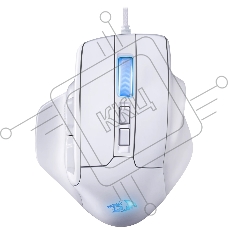 Мышь проводная REDRAGON Bullseye белый, 12400 dpi, USB, кнопки - 8