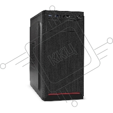 Компьютерный корпус Minitower ExeGate BAA-114U2-UNS500 (mATX, БП UNS500 с вент. 12см, 1*USB+2*USB 3.0, аудио, черный)