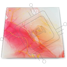 Весы напольные электронные Hyundai H-BS03951 макс.180кг розовый/белый