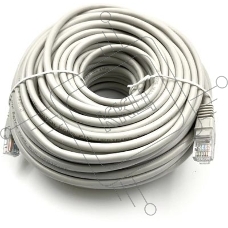 Патч-корд Buro UTP-5E-30M-G-LSZH серый UTP cat.5E RJ-45 (m)-RJ-45 (m) 30м