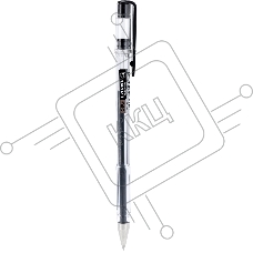 Ручка гелевая Deli EveryU EG65-BK прозрачный, d=0.5мм, черные чернила