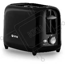 Тостер Vitek Illusion VT-1573 черный, 700 Вт, 2 слота