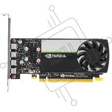 Видеокарта PNY Quadro T1000, 4 GB GDDR6, 128 bit, 4xMini DisplayPort, GPU 1065 MHz