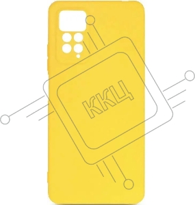 Чехол (клип-кейс) DF xiCase-62, для Xiaomi Redmi Note 11 Pro/11 Pro 5G, желтый [xicase-62 (yellow)]