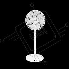 Вентилятор напольный Polaris PSF 3080, Белый