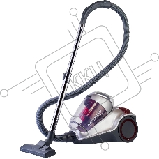 Пылесос Hyundai HYV-C4570 2400Вт серебристый/красный