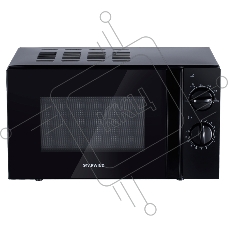 Микроволновая печь Starwind SMW2320 черный, 20 л, 700 Вт, переключатели - поворотный механизм