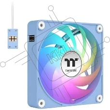Вентилятор для корпуса Thermaltake CT140 EX Sync Hydrangea ARGB 140х140x25 синий (упаковка 3шт) CL-F197-PL14BU-A