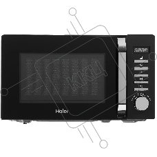 Микроволновая печь Haier HMB-DM208BA черный/серебристый, 20 л, 800 Вт, переключатели - кнопки, поворотный механизм