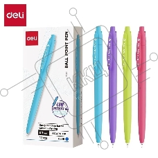 Набор ручек шариковых Deli EQ53-BL ассорти