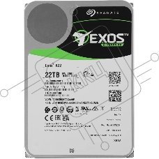 Жесткий диск Seagate HDD Exos X22 ST22000NM001E 22TB 7200rpm SATA-III 512Mb 3.5