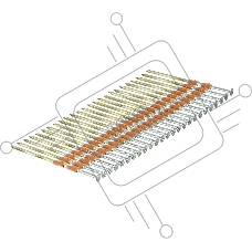 Гвозди Denzel для пнев. нейлера (оцинк.) длина - 90 мм, диам. - 3,05 мм, 2000 шт.