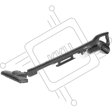 Пылесос вертикальный Deerma DX700S черный, питание от сети, 210 Вт, уборка сухая, пылесборник 0.8 л