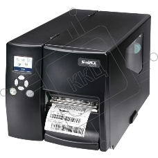 Принтер этикеток термотрансферный Godex EZ-2250i, 203 DPI, 178 мм/сек, Ethernet, RS-232, USB, чёрный