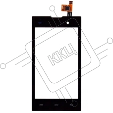 Сенсорное стекло (тачскрин) для Fly IQ4418 ERA Style 4, черное
