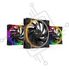 Комплект вентиляторов (3 шт.) be quiet! Light Wings 140mm PWM High-speed Triple-Pack / BL079