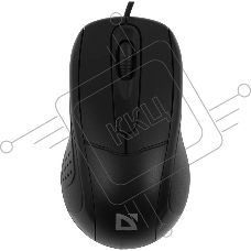 Мышь проводная Defender Standard MB-580 черный, 1000 dpi, USB, кнопки - 3