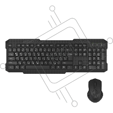 Комплект беспроводная клавиатура+мышь Maxvi KWS-06 combo черный