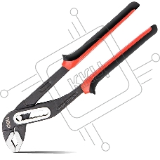 Переставные клещи усиленные Deli DL2610Z сталь Cr-V, 250 мм, раскрытие до 60 мм, 7-ми ступенчатая регулировка, прорезиненная рукоять