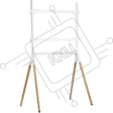 Подставка для телевизора Cactus CS-ST1247WTBCH белый/береза, 49