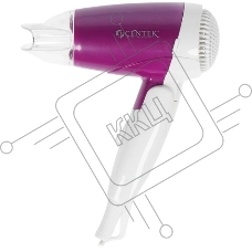 Фен Centek CT-2230 фиолетовый/белый, 1200 Вт, компактный