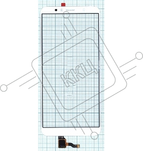 Сенсорное стекло (тачскрин) для Huawei Honor 7A Pro Y6 2018, белое