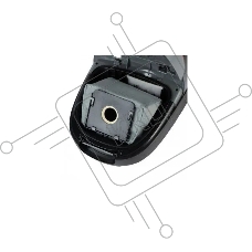 Пылесос Vitek VT-1819 (MC) серый/оранжевый, 400/1400 Вт, уборка сухая, пылесборник мешок 3 л