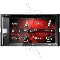 Автомагнитола CD DVD JVC KW-V250BTM 2DIN 4x50Вт