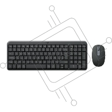 Комплект (клавиатура + мышь)/ Logitech Wireless MK250 Compact Bluetooth Wireless Combo-GRAPHITE