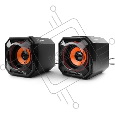 Акустическая система 2.0 Gembird SPK-405, пассив. излучатели, черный, 5 Вт, рег. громкости USB-питание