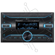Автомагнитола Prology MPR-100, 2 DIN, Bluetooth, USB Type-A, AUX, пульт ДУ