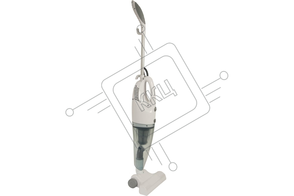 Пылесос вертикальный/ручной Mystery MVC-1127 белый, питание от сети, 800 Вт, уборка сухая, пылесборник 1.5 л
