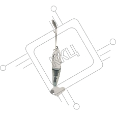 Пылесос вертикальный/ручной Mystery MVC-1127 белый, питание от сети, 800 Вт, уборка сухая, пылесборник 1.5 л