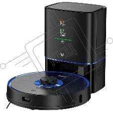 Робот-пылесос Xiaomi Viomi Robot Vacuum Cleaner S9 черный (V-RVCLMD28C), 50 Вт, 5200 мАч Li-Ion, уборка влажная/сухая, пылесборник контейнер 0.3 л