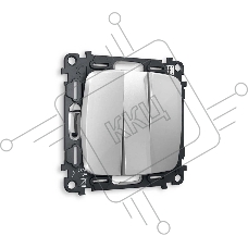 Комплект механизма 3-кл выключателя OMEGA Серебро глянец QUANT (OP4050, VM133) MO405010