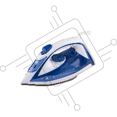 Утюг ENERGY EN-353 голубой, 2200 Вт, пар, спрей, пар.удар, самооч., тефлон. подошва, антинакипь