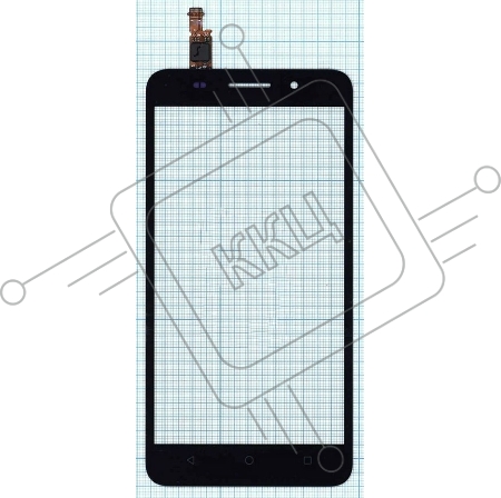 Сенсорное стекло (тачскрин) для Huawei Honor 4X, черное