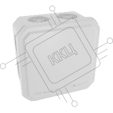 Коробка ответвительная DKC 53800R с 8+2 каб. вводами d25/20мм IP55 100х100х50мм (розница)