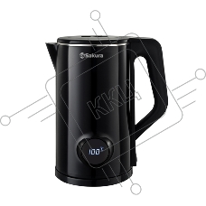 Чайник Sakura SA-2190DBK (1.8) LCD дисплей, черый