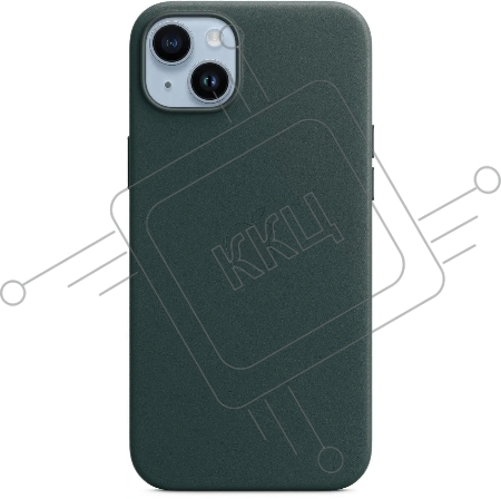 Чехол (клип-кейс) Apple для Apple iPhone 14 Plus Leather Case with MagSafe темно-зеленый (MPPA3FE/A)