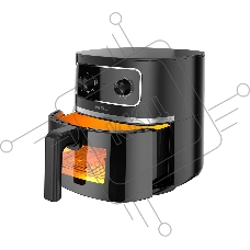 Аэрогриль Kelli KL-1710 серый, 2200 Вт, 5 л, механическое управление, 4 программы